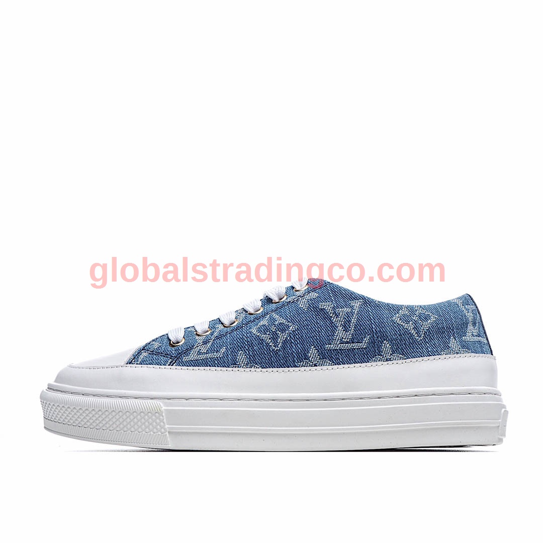 LV Stellar Sneaker Boot Casual White Board Shoes
